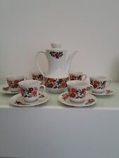 Seltmann Weiden Bavaria Service A Café Model Fleurs Année 70 