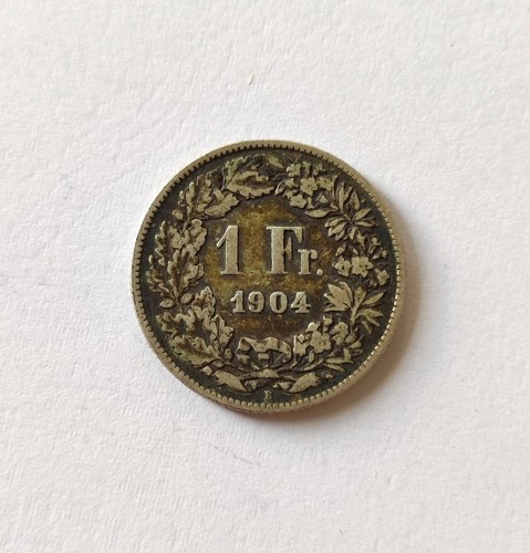 Monnaie franc suisse 1904 b - suisse,