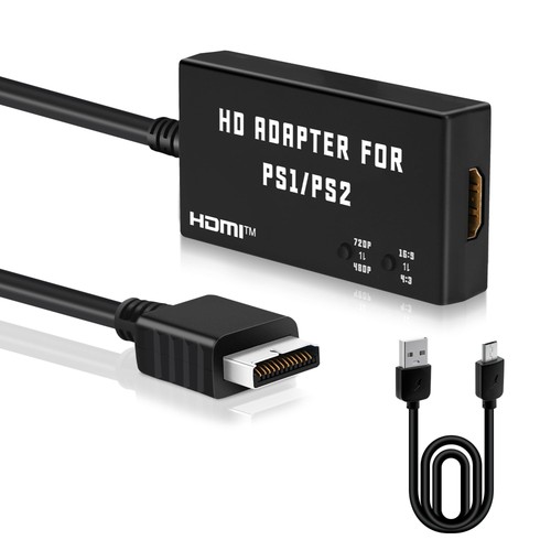 Adaptateur ps1 ps2 - ps1/ps2, hdmi