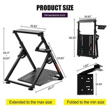 Racing Wheel Stand Simulator Cockpit Wheel Stand Racing Steering Shifter Mount f