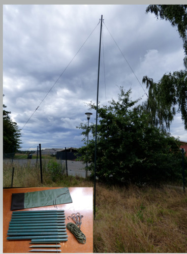 Dielektrisch teleskopmast mât - dielektrisch,