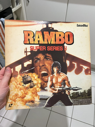 Laserdisc rambo super series - rambo,