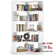  Corner Book Shelf - 6-Shelf