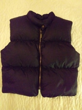 Gilet doudoune sans manches noir de la marque Moncler