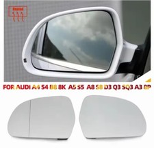 Miroir Rétroviseur pour Audi A3 S3 RS3 8P A4 S4 B8 A5 Dégivrant Droite Gauche