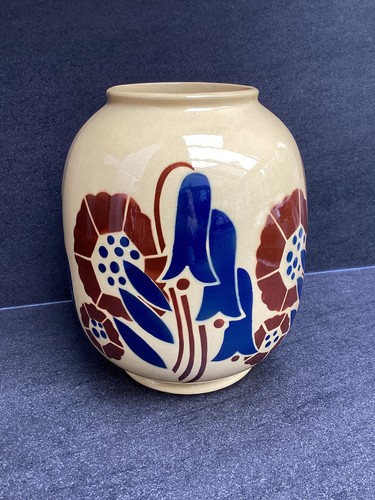 Vase art déco faïence de - vase,