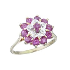 Rubies Diamond Ring 585 Yellow Gold