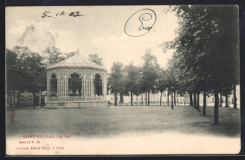 Cpa saint nicolas - cpa, parc