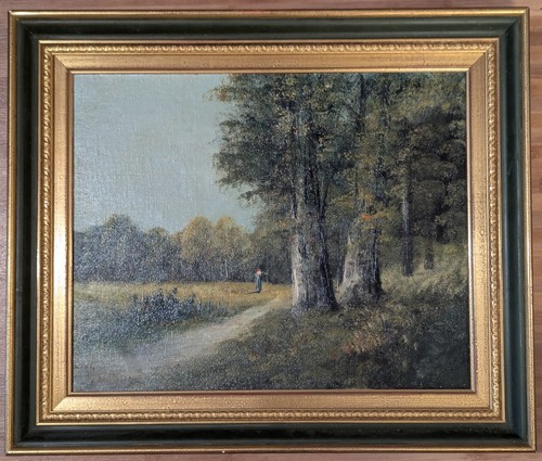 Peinture huile sur toile - sur,