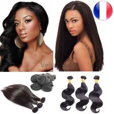 TISSAGE BRESILIEN 100% NATUREL EXTENSION CHEVEUX VIRGIN REMY HAIR HUMAIN 100G 5A