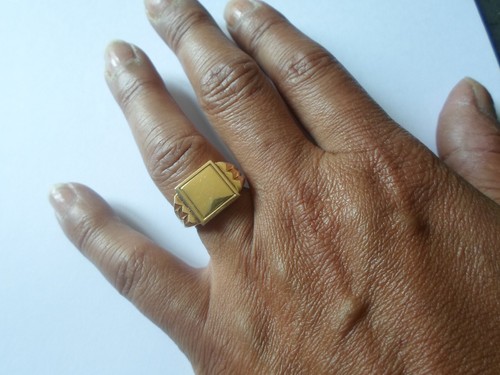 Bague plaqué oria - or,