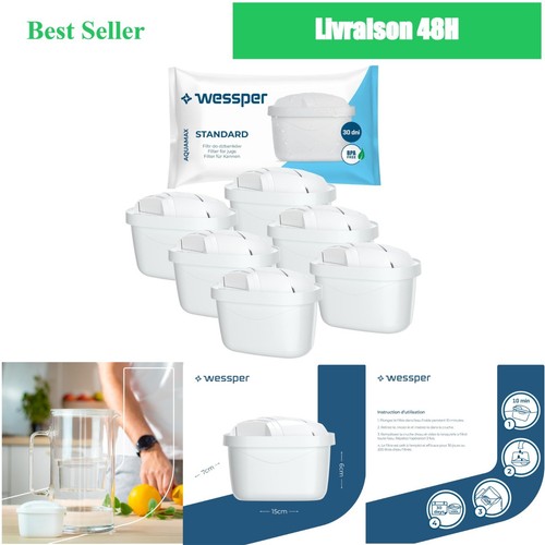 Wessper filtre eau brita - filtre,