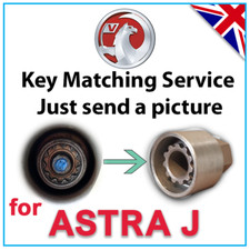 for Vauxhall Astra J Security Locking Lock Wheel Nut Key M Matching Service LWNK