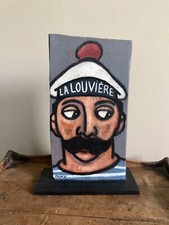 Peinture sur planche de bois