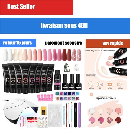 Kit gel construction ongles