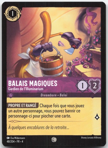 Carte lorcana balais magiques - balais,