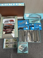 Marklin 3160 Santa Fe Train Set With 7390, 7163, Plus Transformer And Track 