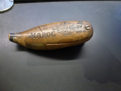 Tabatiere bois trench art - trench,