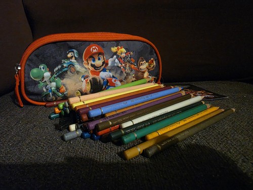 Trousse mario kart world 90 - mario, +