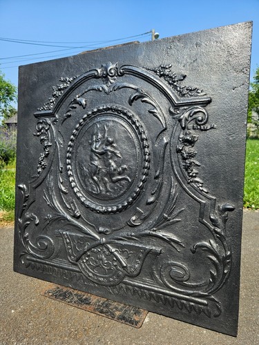 Plaque cheminée 86 cm - de,