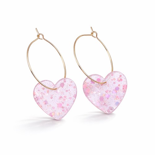Boucles oreilles cœur - boucles,