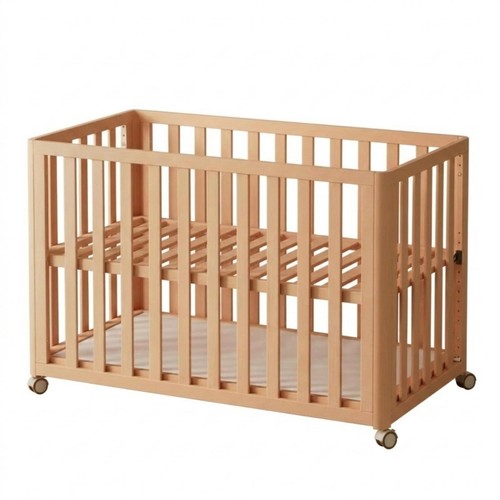 Lit bébé bois hêtre - en, de