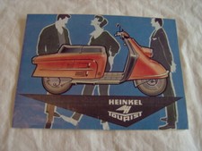 HEINKEL TOURIST MOTOR SCOOTER SALE BROCHURE AD MOTORCYCLE GERMAN AUTOSCOOTER