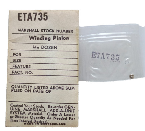 Eta 735 winding - 735, pinion