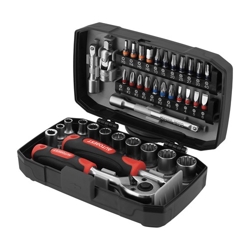 Coffret cliquet 38 - 1/4,