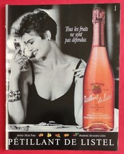 Press Advertising: LISTEL Sparkling Grape Drink with Fruit Flavors 1989