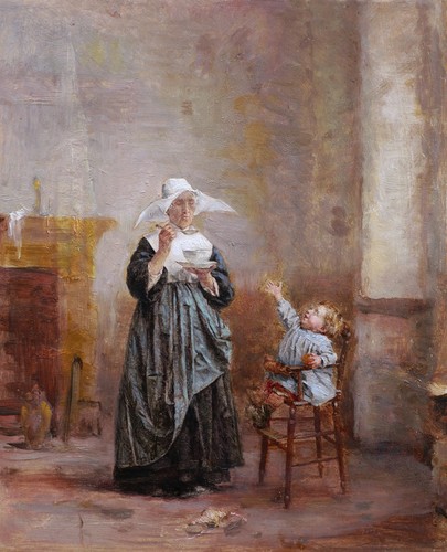 Tableau étude enfant bonne