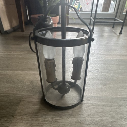 Lanterne laiton verre 2 - verre,