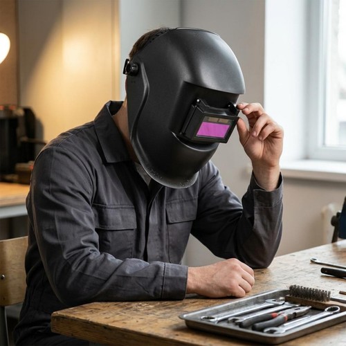 Casque soudage relevable - de,
