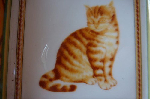 Cendrier carré porcelaine - cendrier, en