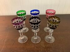 6 St. Louis Crystal Liquor Glasses? others?(Price per piece)