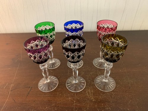Lot verres liqueur - 6, en