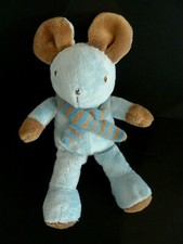 G7* DOUDOU PELUCHE SOURIS BLEU