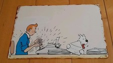 Plaque Métal TINTIN Et Milou