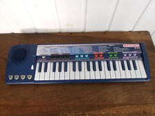 vintage Clavier Orgue Électrique Piano bleu Bontempi B 310 Made in Italie