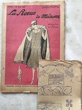 LA REVUE DE MADAME n° 209 du 22 Avril 1926 Mode Chapeau Tricot pour femme