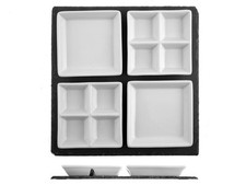 H&h Plateau En Ardoise 30x30cm