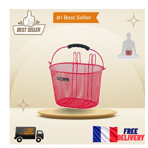 Panier vélo rouge - de,