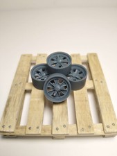 Lot of 4 wheels for 1/18 1/24 Model Car (Cobra 289 FIA / USRRC wheels)