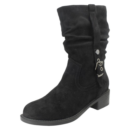 Bottes mollet talon bas - mi-mollet,