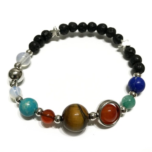 Bracelet pierre lave - bracelet,