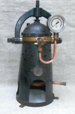 L'art dentaire. Prothèsiste.Fabrication de dentiers XIXéme siècle. Vulcanisateur