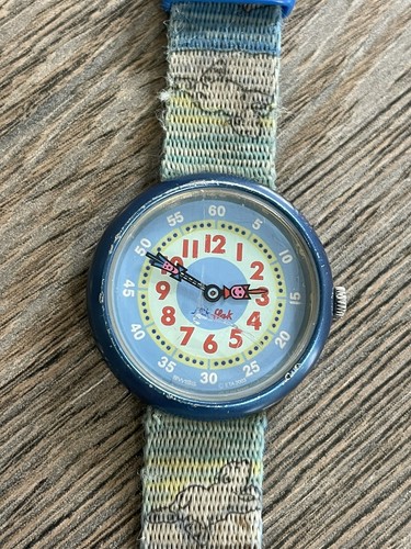Montre flik flak - montre, blanc