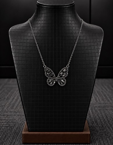 Collier pendentif papillon - collier,