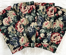 x4 IKEA Henriksdal LINGBO FLORAL Dining Chair Covers Slipcover Red Green Beige