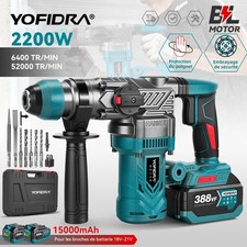 Marteau électrique Perceuse à Percussion Sans Fil 2 en 1 pour makita Batterie